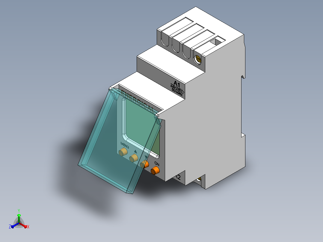 定时器 HPN2正等轴测图