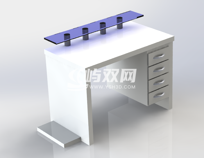 电脑桌子模型