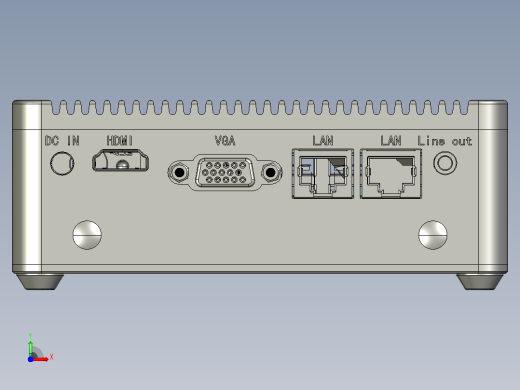 嵌入式BOX系列主机-EIPC300-J19前视缩略图