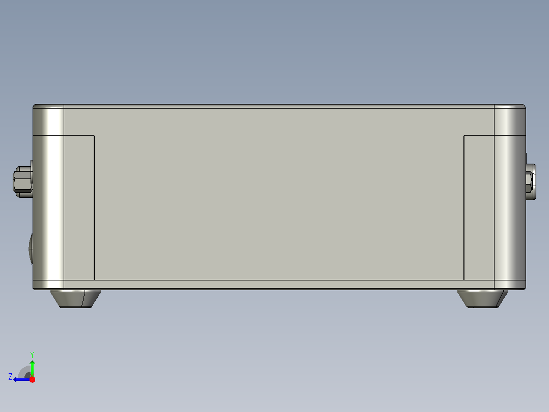 嵌入式BOX系列主机-EIPC300-J19右视图