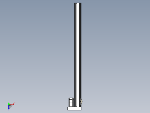 日规模组半封闭丝杆TPA-HNR-85S-1610C-L1150-ML-Y-P20-N3俯视缩略图