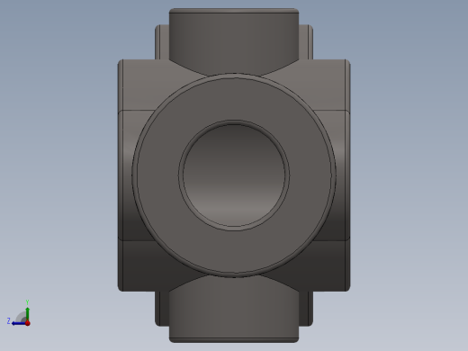 机械杆3D模型右视缩略图