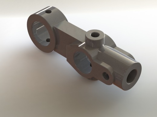 机械杆3D模型缩略图