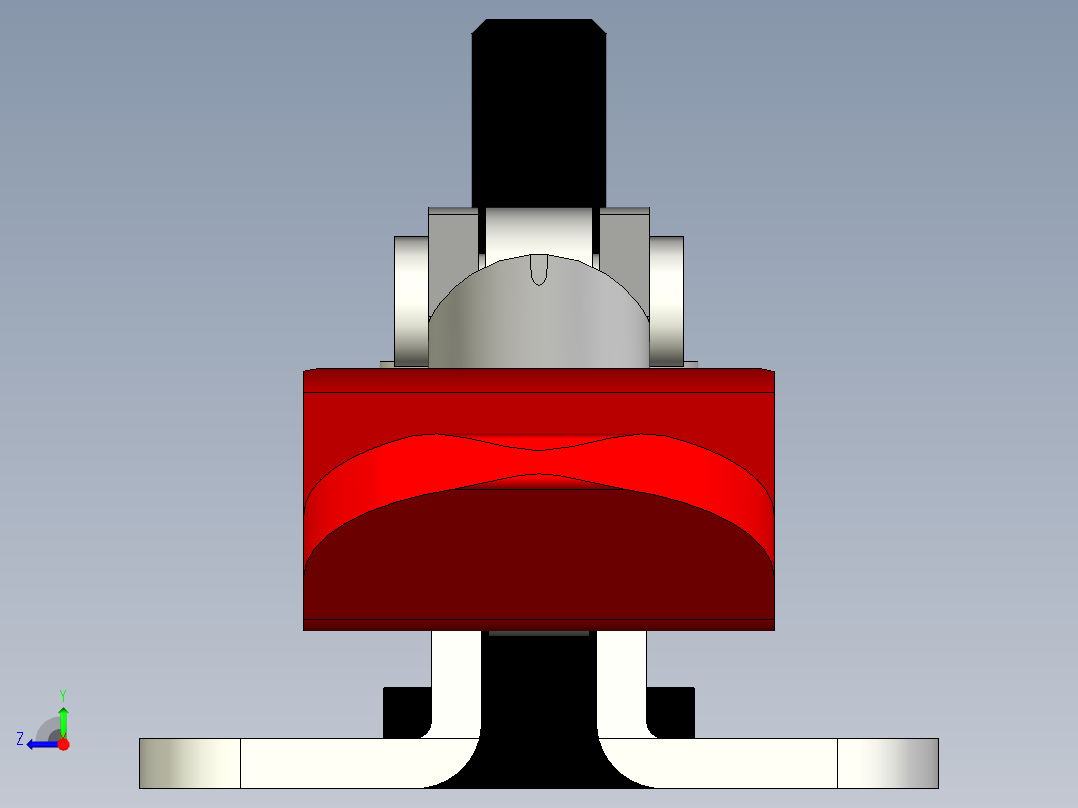快速夹钳3D图右视图