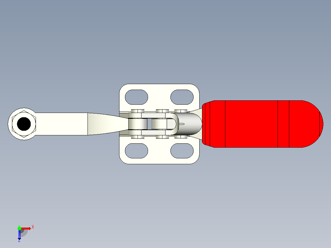 快速夹钳3D图俯视图