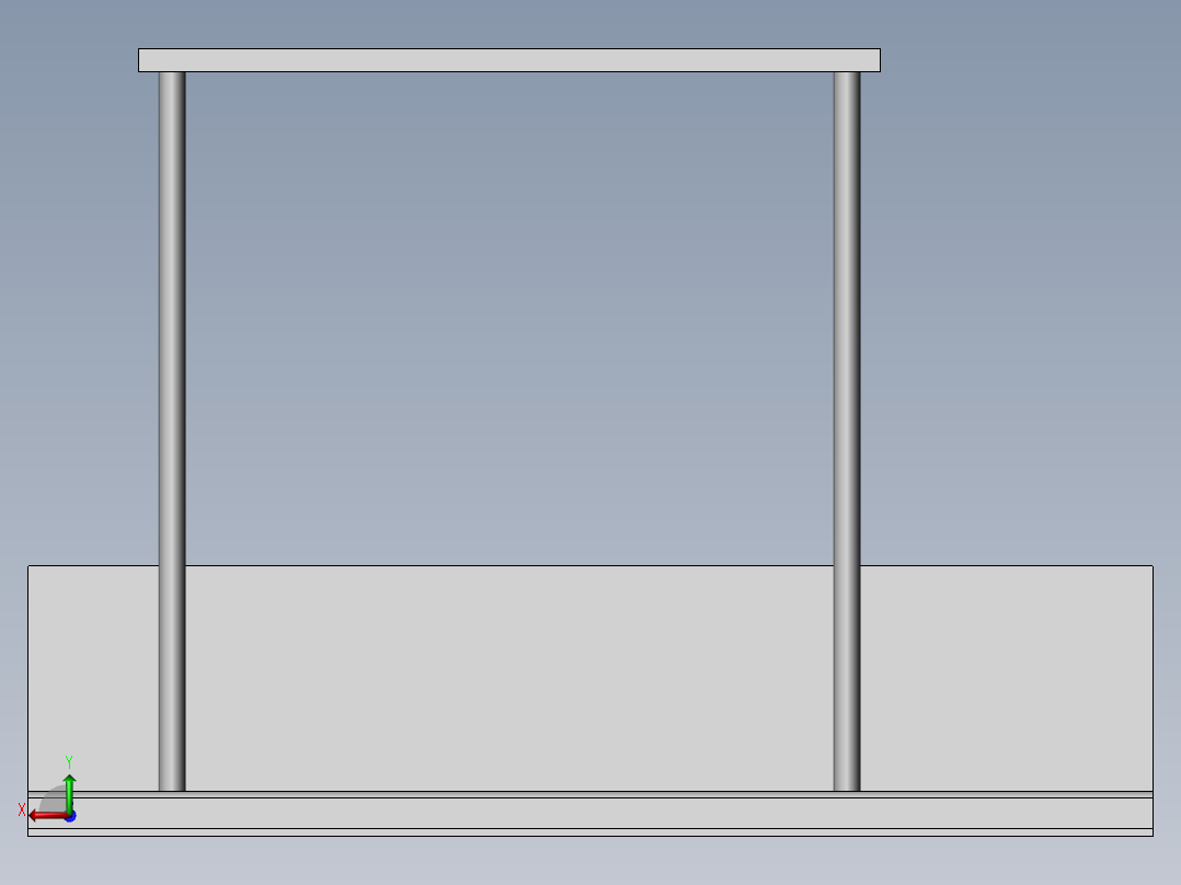 阀焊接工装后视图