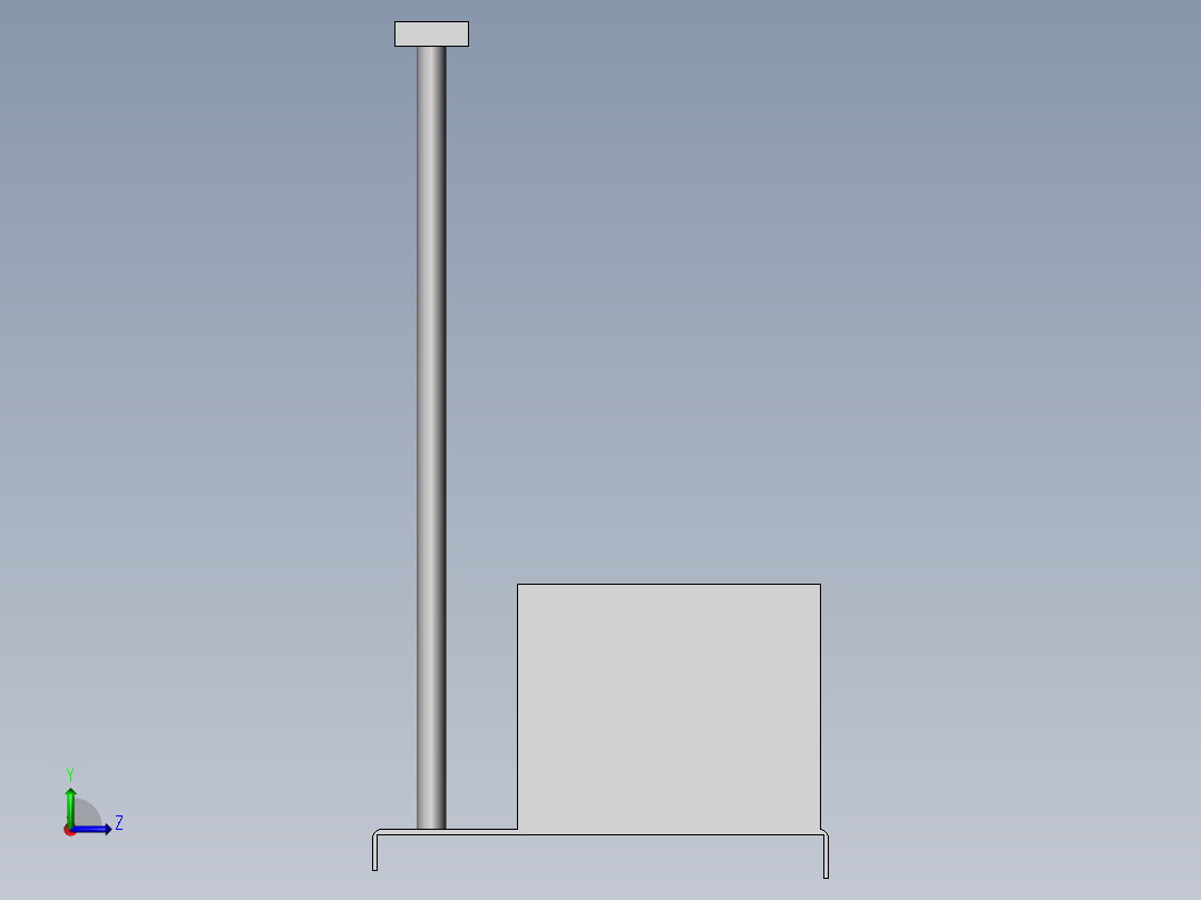 阀焊接工装左视图