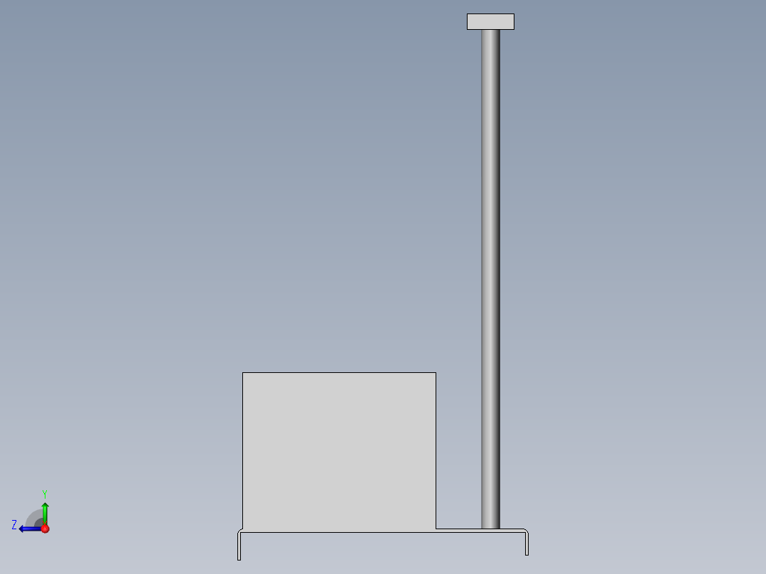 阀焊接工装右视图