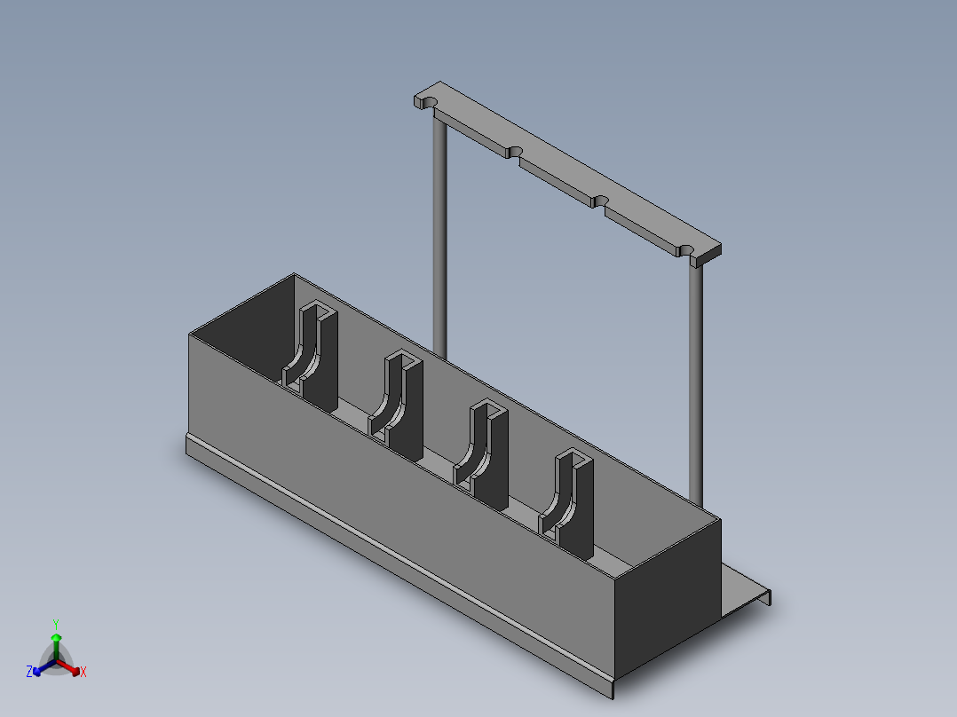 阀焊接工装正等轴测图