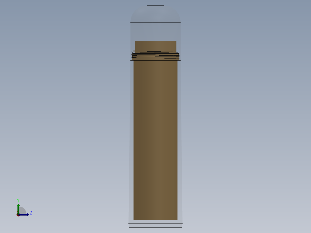 刚刚学习的作品 水杯左视图