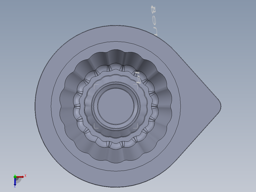 尿杯小便杯SW2017俯视图