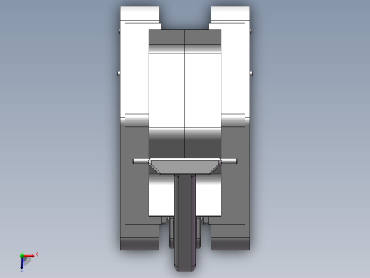 仿DTV Shredder载人履带小坦克车3D图纸 三维模型 SW图纸俯视缩略图
