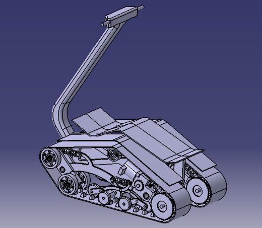 仿DTV Shredder载人履带小坦克车3D图纸 三维模型 SW图纸缩略图