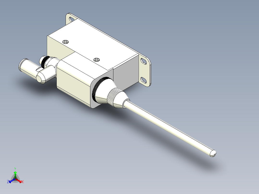 离子风嘴正等轴测图