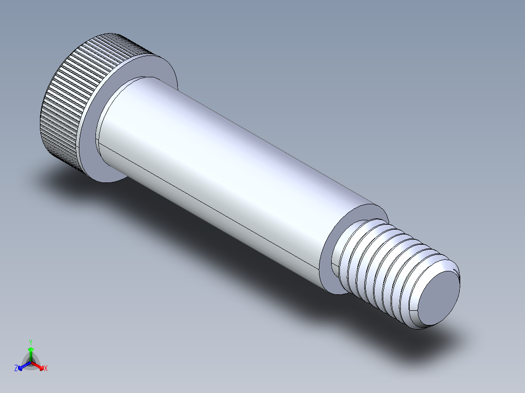 内六角螺螺栓-SB 0.500-13 x2主视图