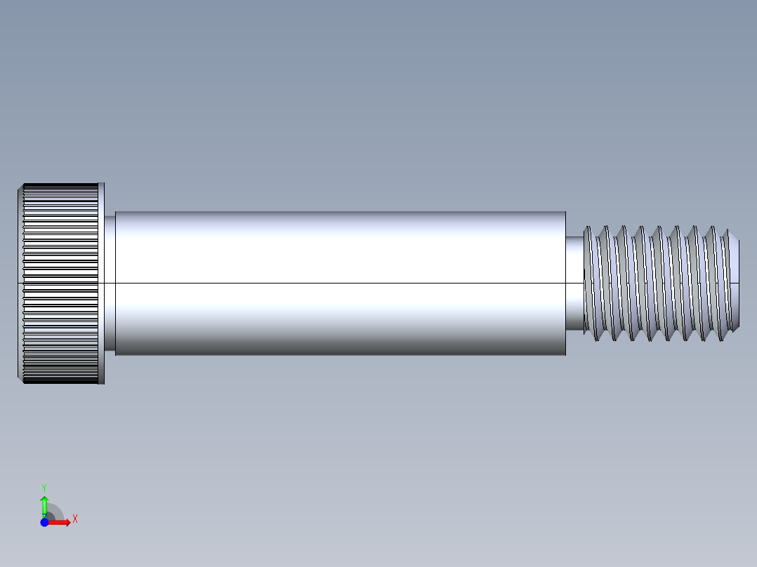 内六角螺螺栓-SB 0.500-13 x2前视图