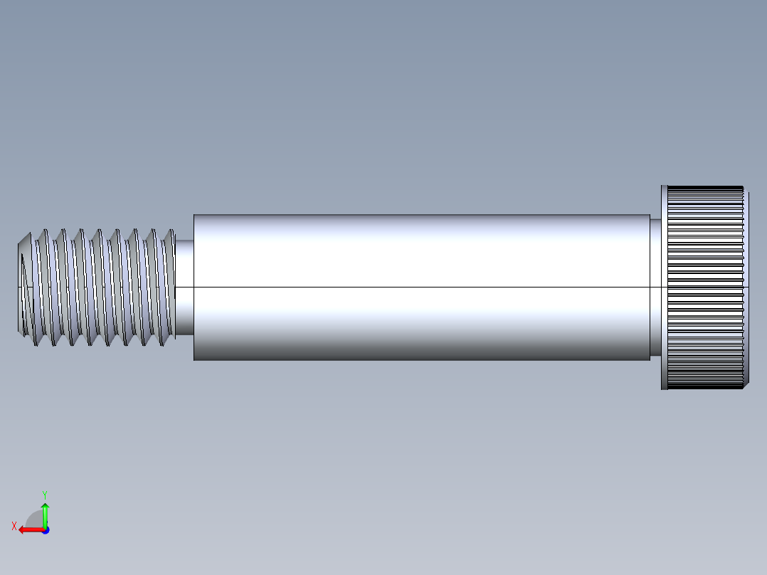 内六角螺螺栓-SB 0.500-13 x2后视图