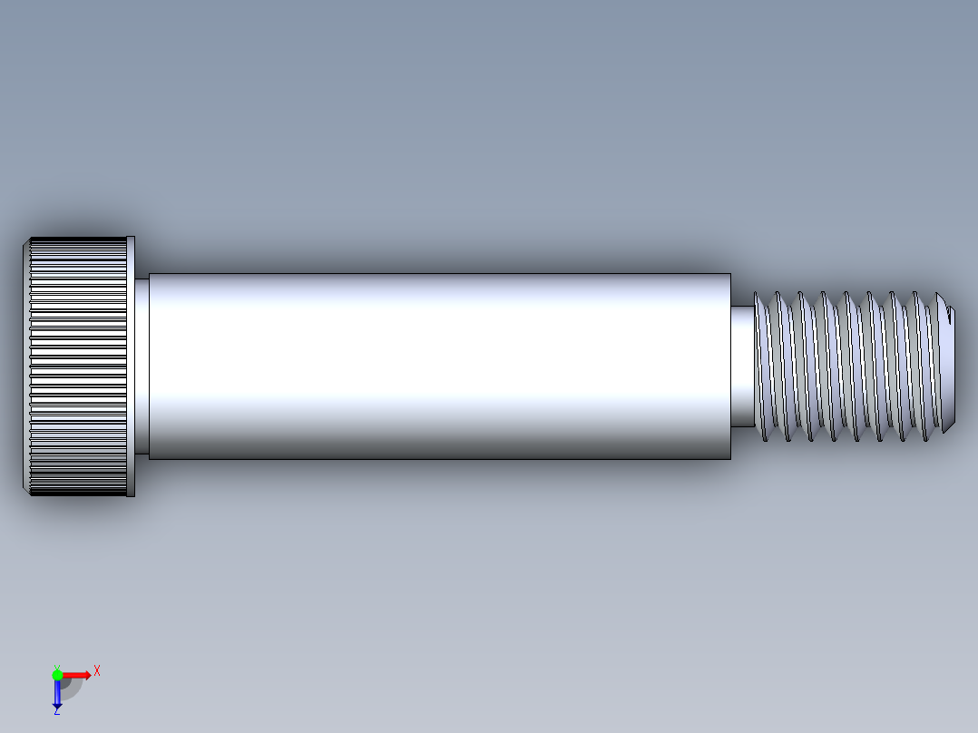 内六角螺螺栓-SB 0.500-13 x2俯视图