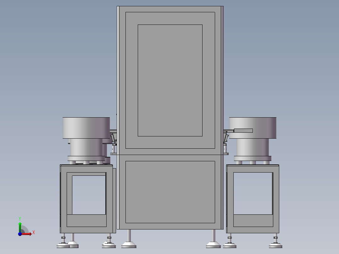 全自动水龙头外件组装机前视图