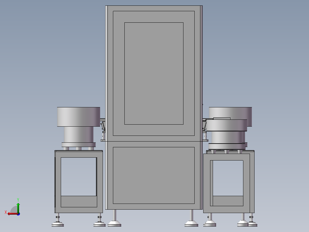 全自动水龙头外件组装机后视图