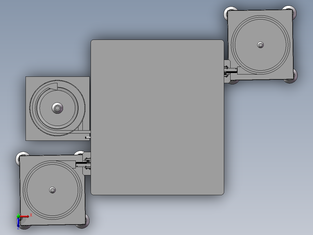 全自动水龙头外件组装机俯视图