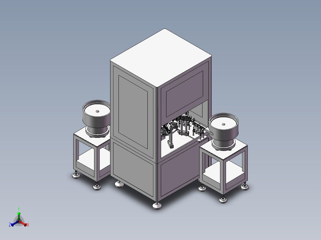 全自动水龙头外件组装机正等轴测图