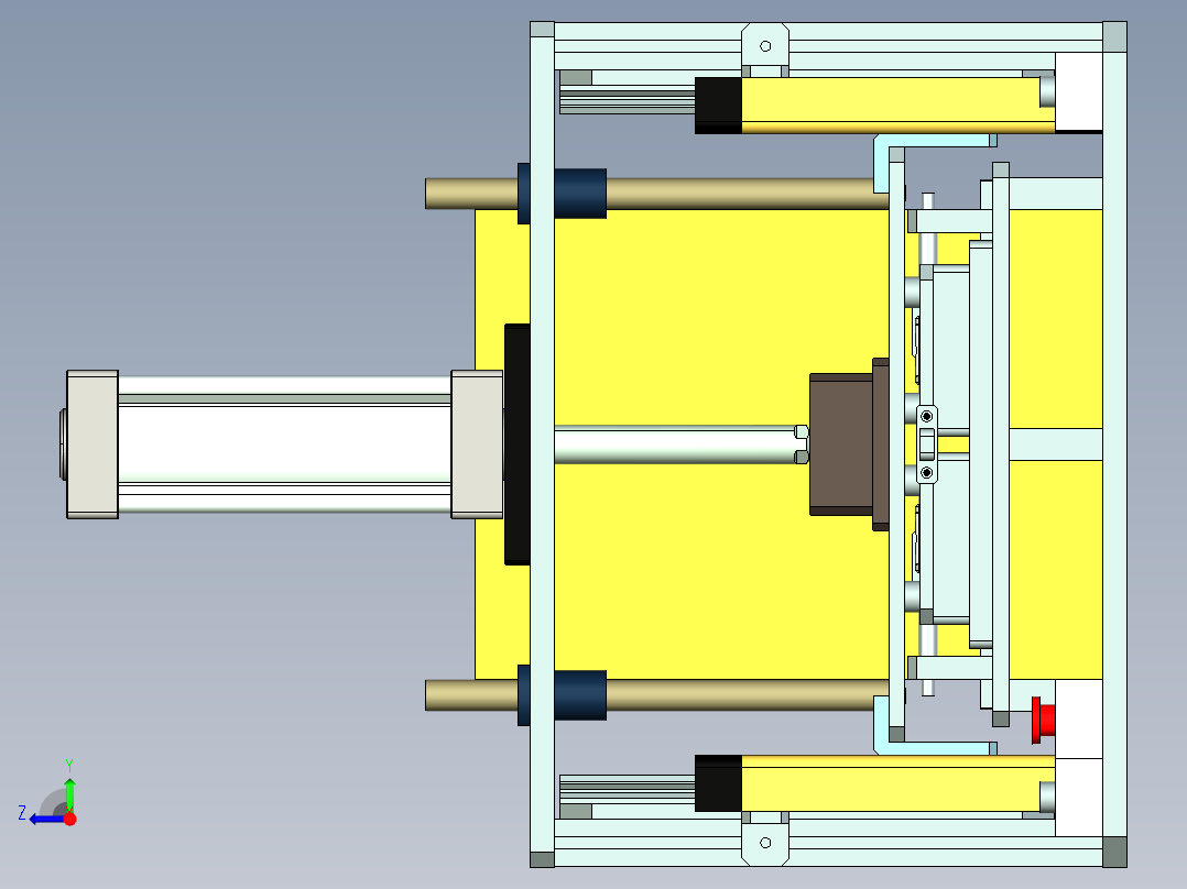 铁圈小件压机(STP)右视图
