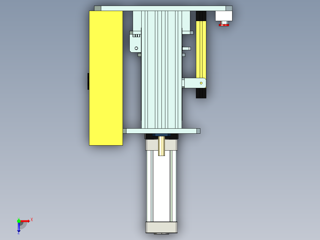 铁圈小件压机(STP)俯视图