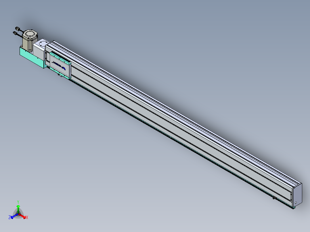 威洛博VBC同步带传动一无尘环境VBC14-L45-S1750-BL-ZP75-C3主视图