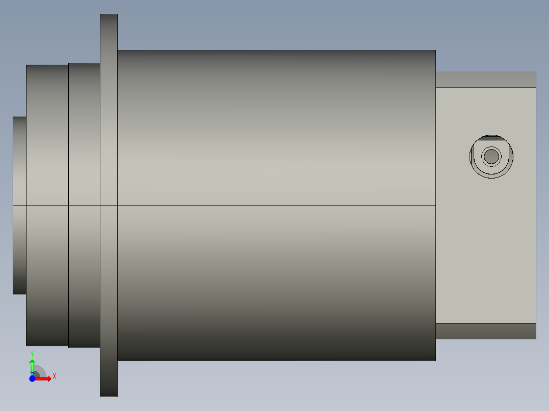 斜齿PHF060-L2 14-50-70-M5-5B.STEP前视图