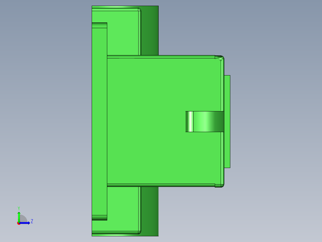 变压器线圈绕线机设计【含三维图+CAD图+文档】左视图
