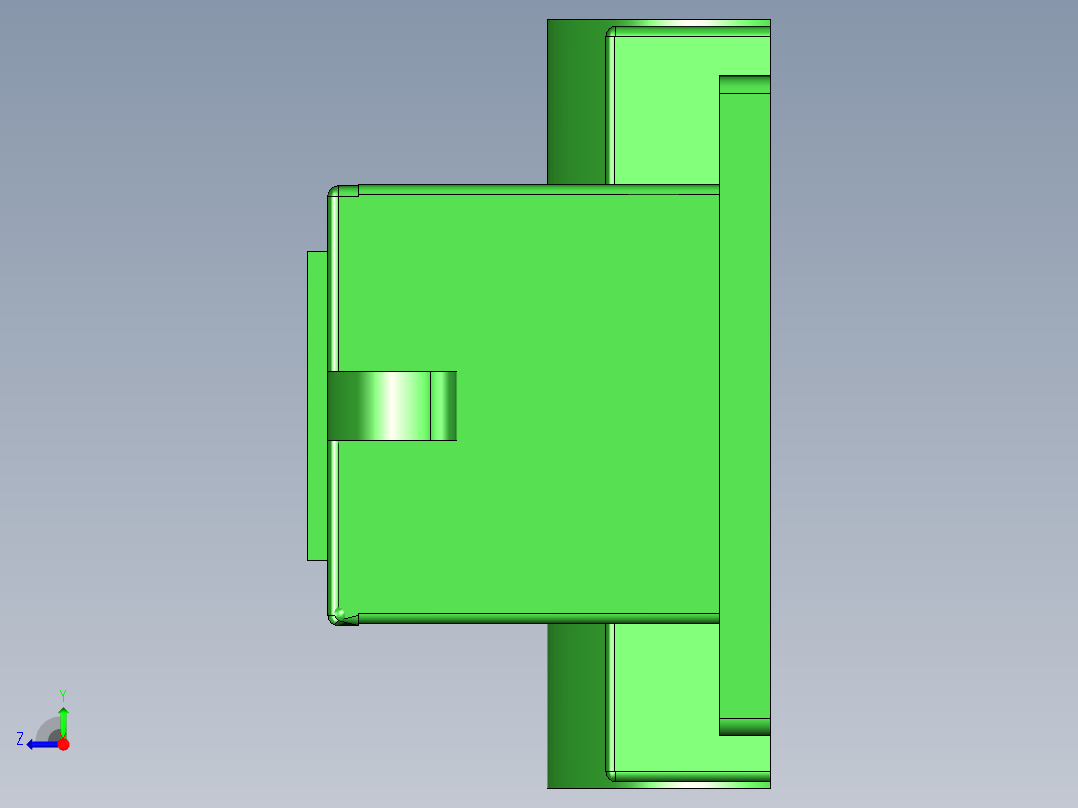 变压器线圈绕线机设计【含三维图+CAD图+文档】右视图