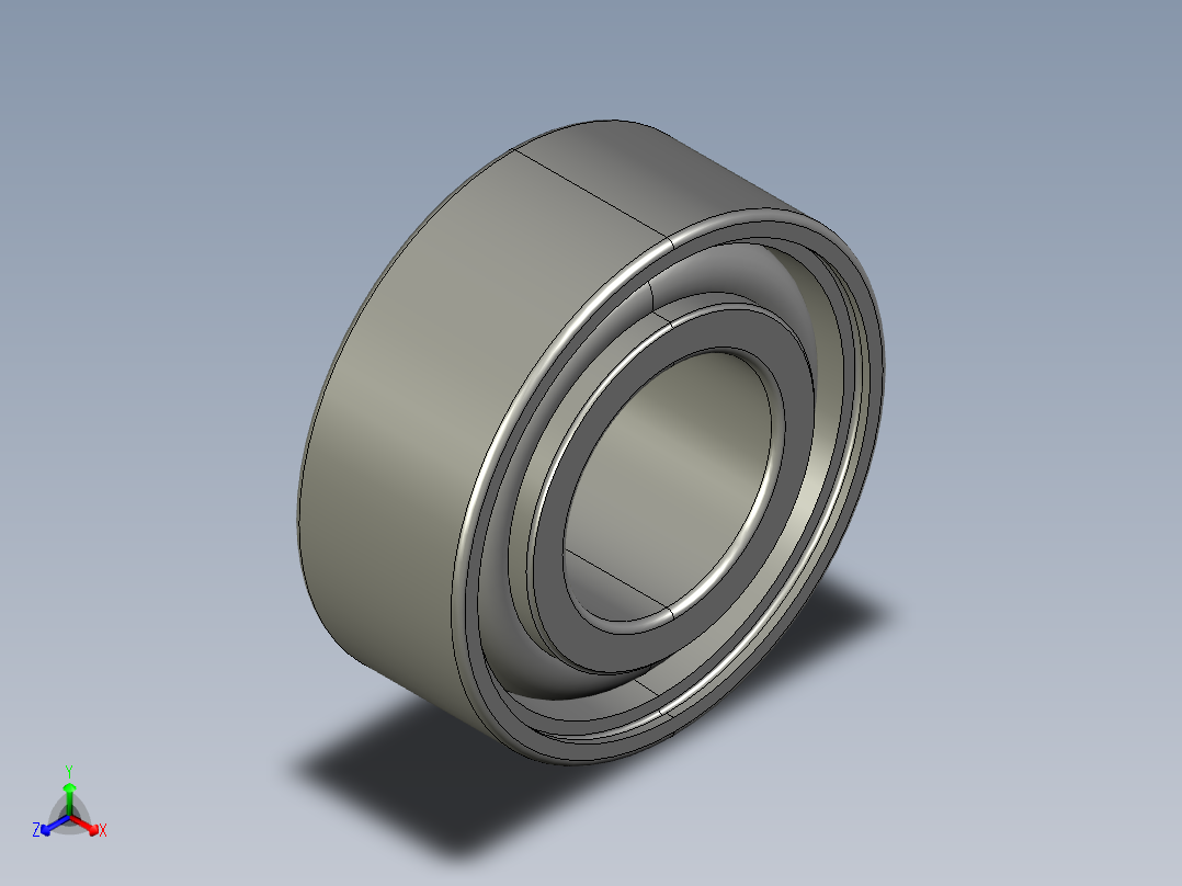 SKF双列角接触球轴承3D模型