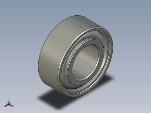 SKF双列角接触球轴承3D模型