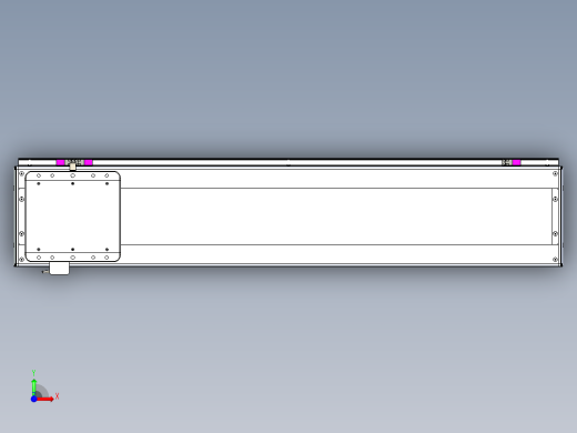 威洛博LC系列3d模型模组LC22H2Y-S950前视缩略图