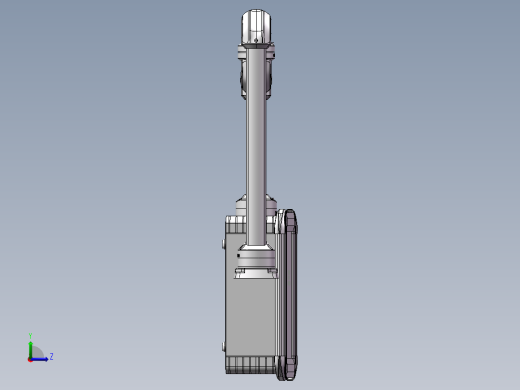 向下旋转底座+转角++转角中间连接器+箱体连接器+控制箱左视缩略图