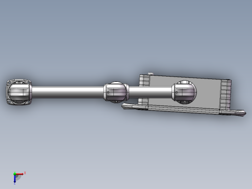向下旋转底座+转角++转角中间连接器+箱体连接器+控制箱俯视缩略图