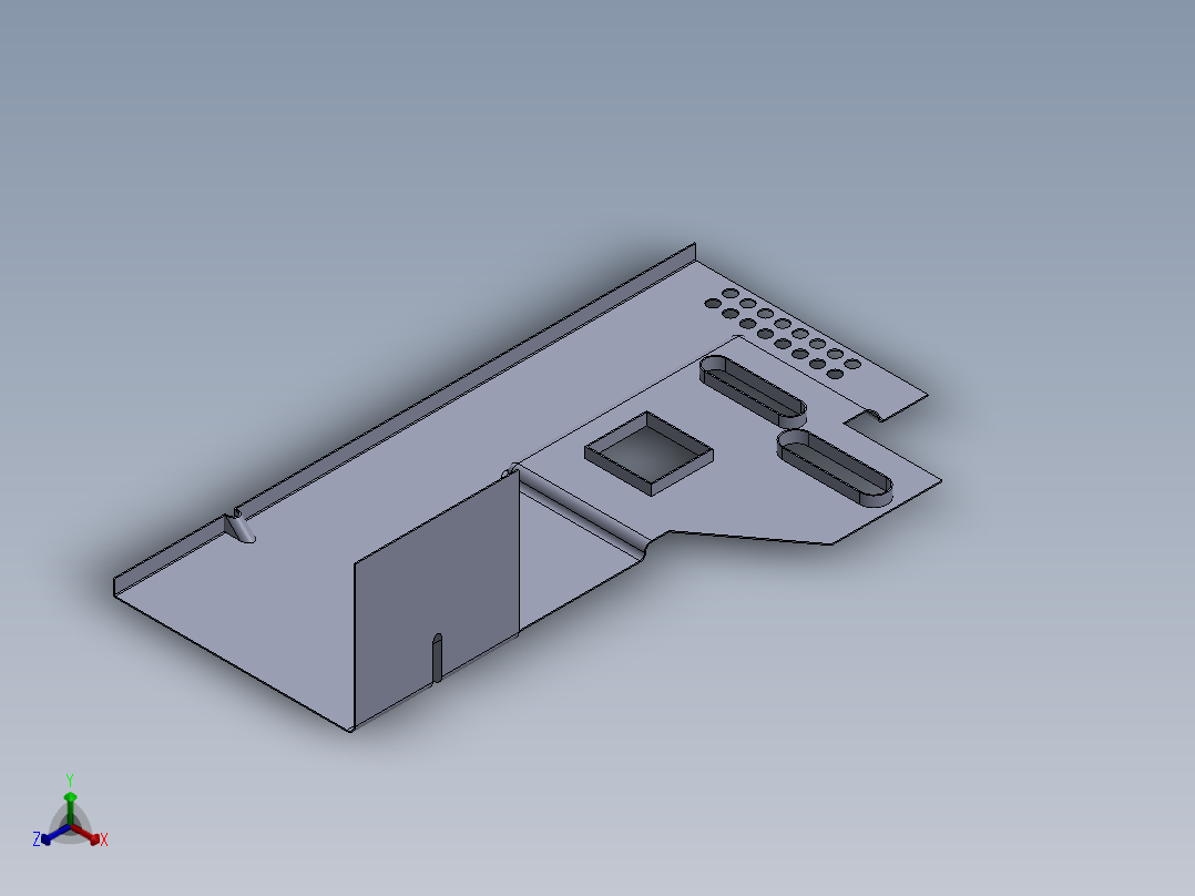 机械零件图3正等轴测图