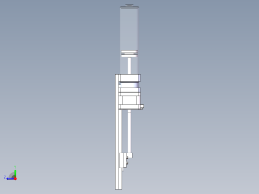 高精度高压注射泵SW三维图右视缩略图