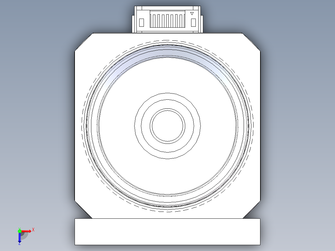 高精度高压注射泵SW三维图917934==80俯视图