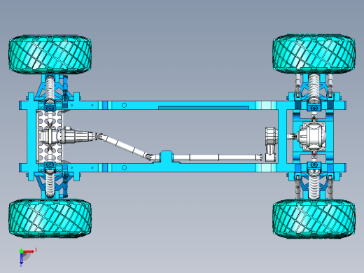 22号图--SUV车底盘设计 STP X_T.zip俯视缩略图