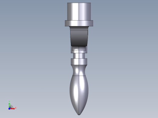 曲柄把手2433(A)-3D多系列多零件图纸模型前视缩略图