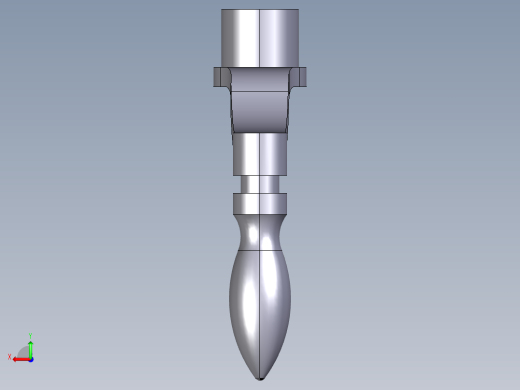 曲柄把手2433(A)-3D多系列多零件图纸模型后视缩略图