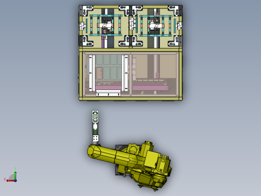 苹果手机自动扫码设备后视缩略图
