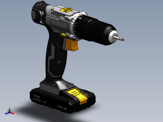 带刀片的手钻台。用于多用途加工和切割工作。