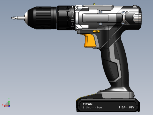带刀片的手钻台。用于多用途加工和切割工作。后视缩略图