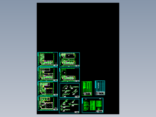 青岛某制品厂综合楼空调通风图