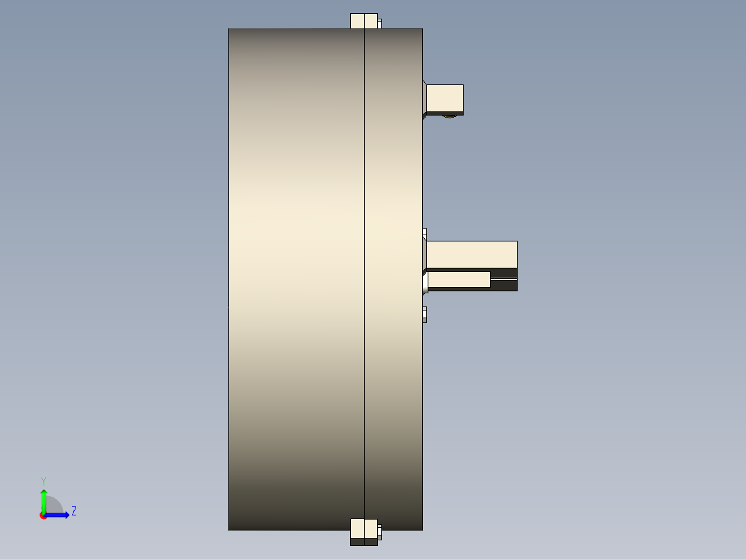 永磁吸盘左视图