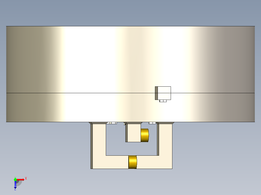 永磁吸盘俯视图