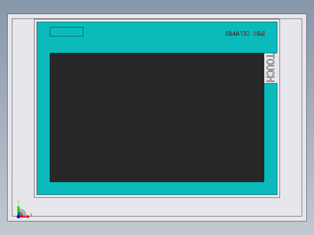 西门子7寸HMI-6av21240jc010ax0前视图